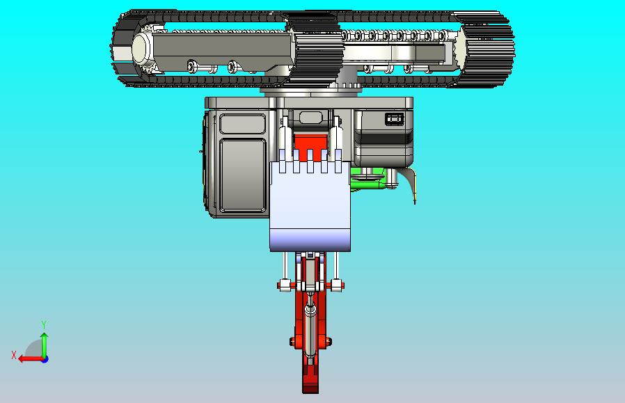 履带挖掘机模型