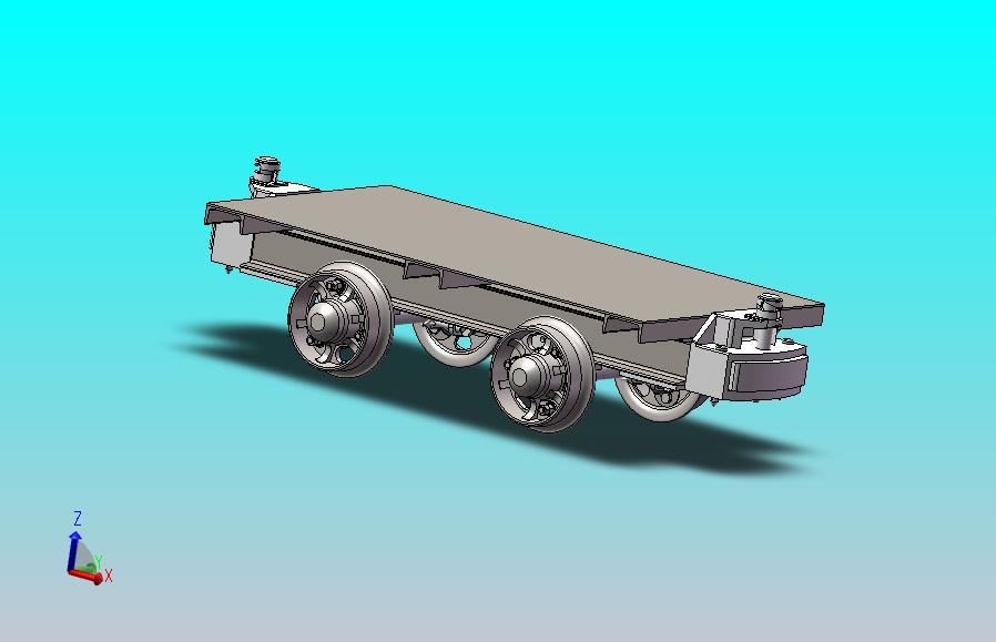 平板车600轨距1t