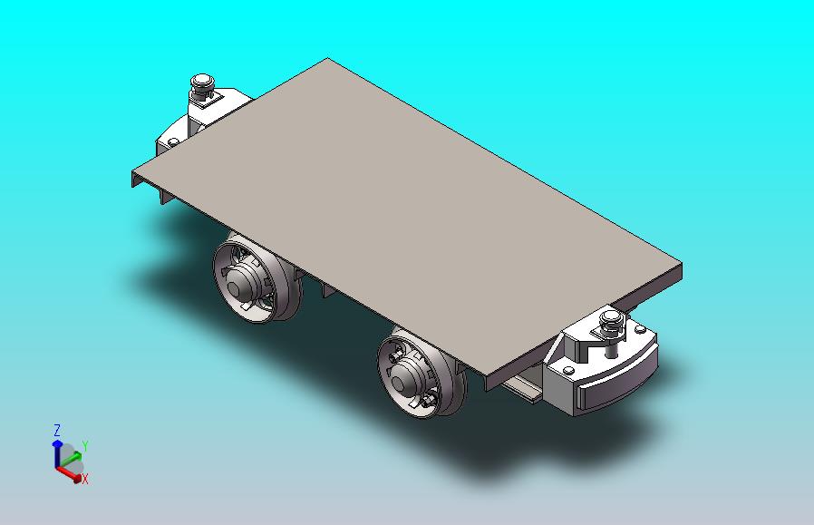 平板车600轨距1t