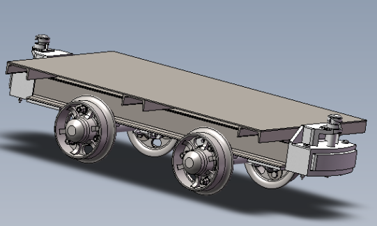 平板车600轨距1t
