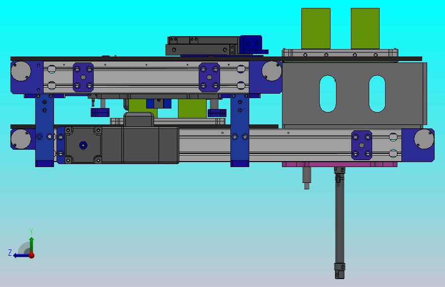 带升降功能的双层双列皮带回流输送机