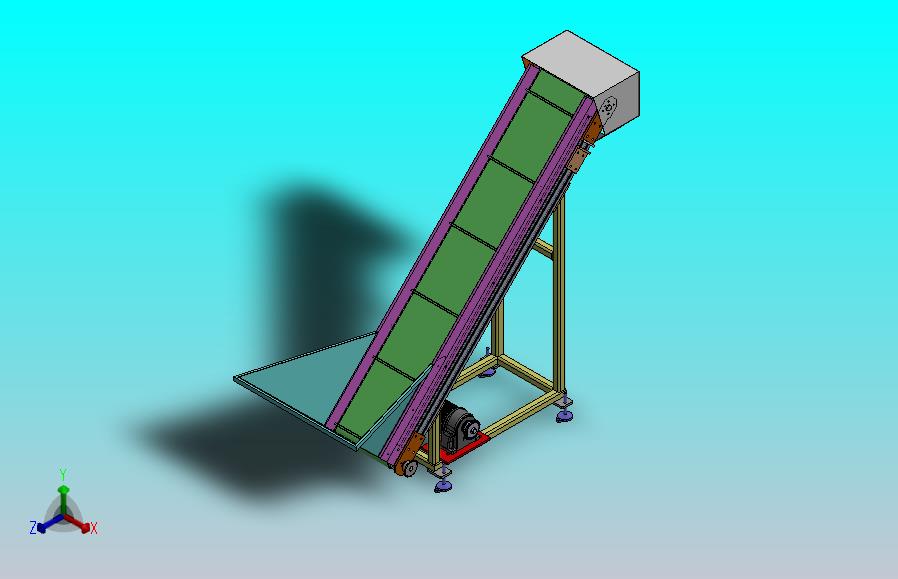 爬坡型皮带输送机
