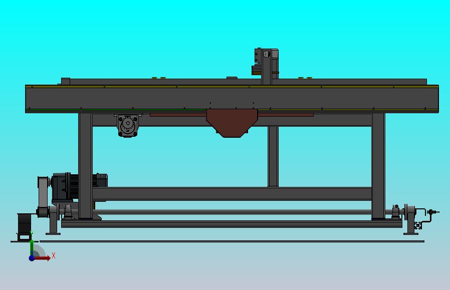 平行移载的滚筒输送机