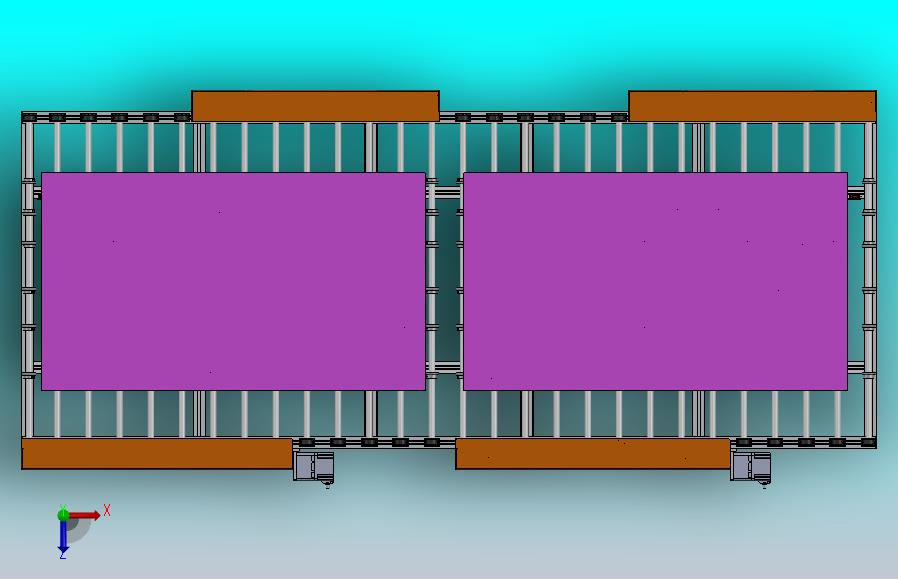 薄板滚轮输送机
