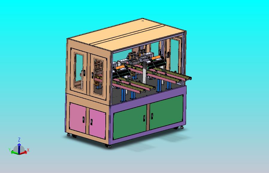 四工位双皮带流水线检测机