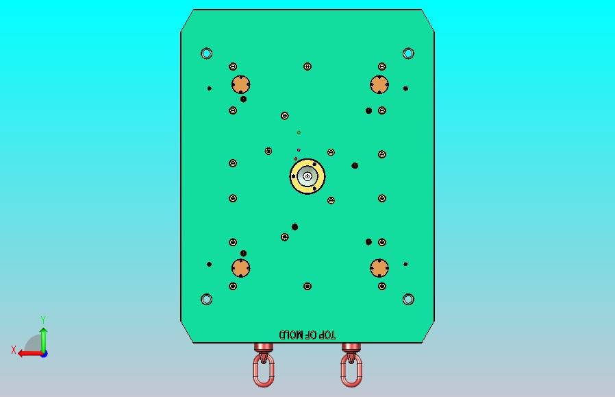 蔚来汽车门板热流道塑胶模具