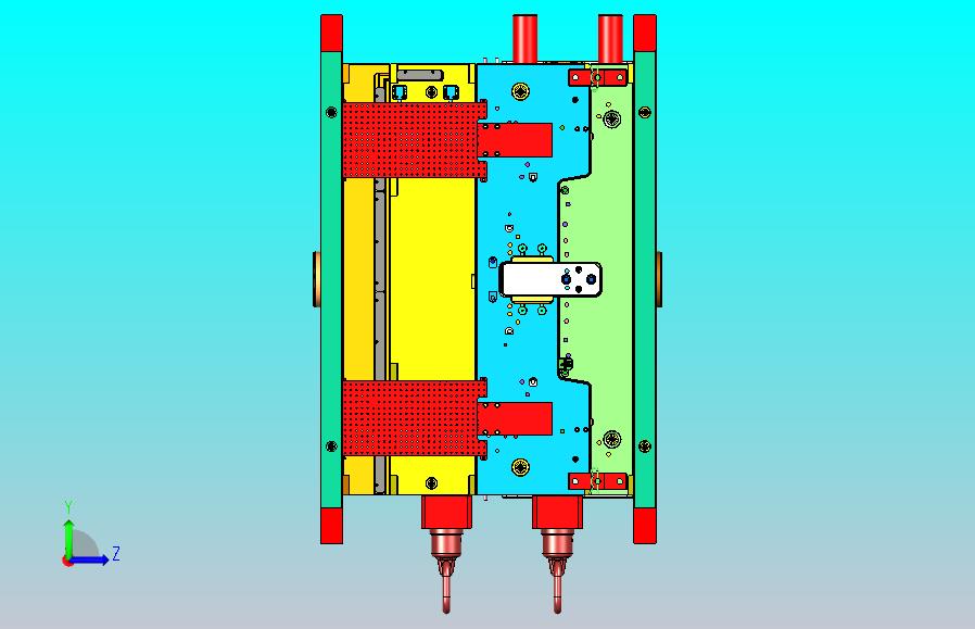蔚来汽车门板热流道塑胶模具