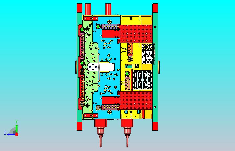 蔚来汽车门板热流道塑胶模具