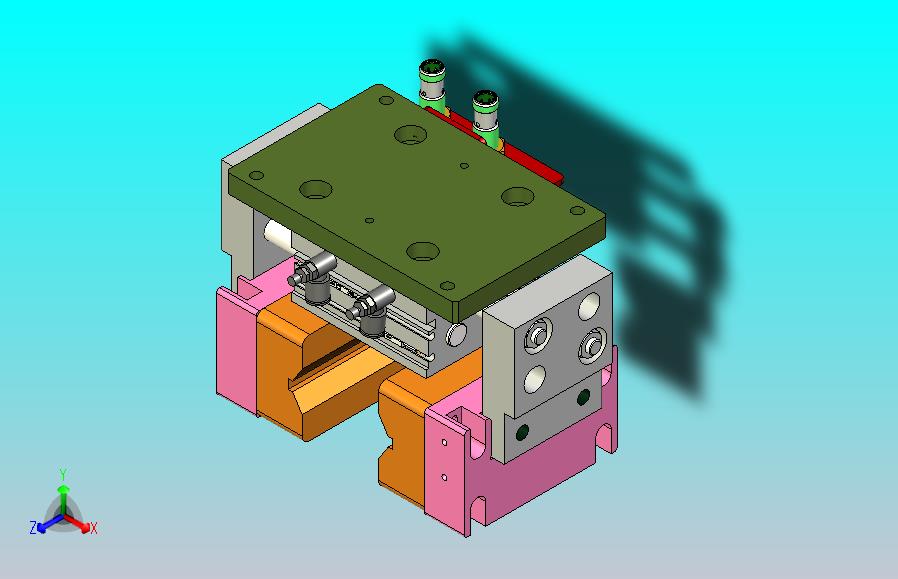 活塞杆夹紧总成