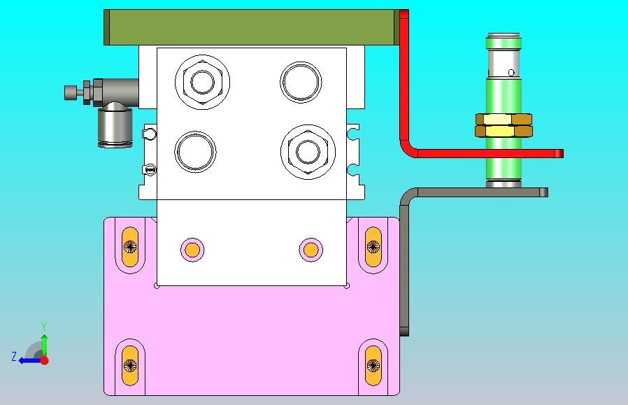 活塞杆夹紧总成