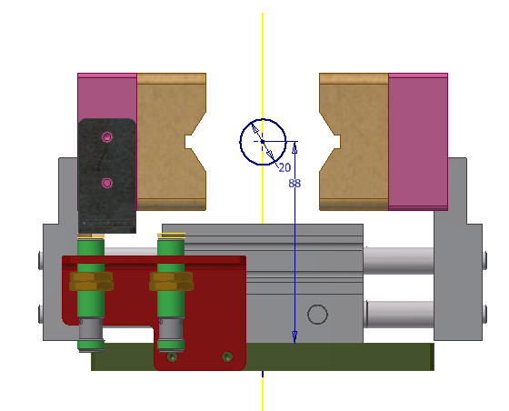 活塞杆夹紧总成