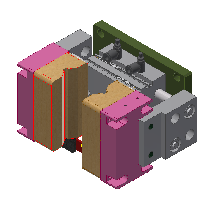 活塞杆夹紧总成