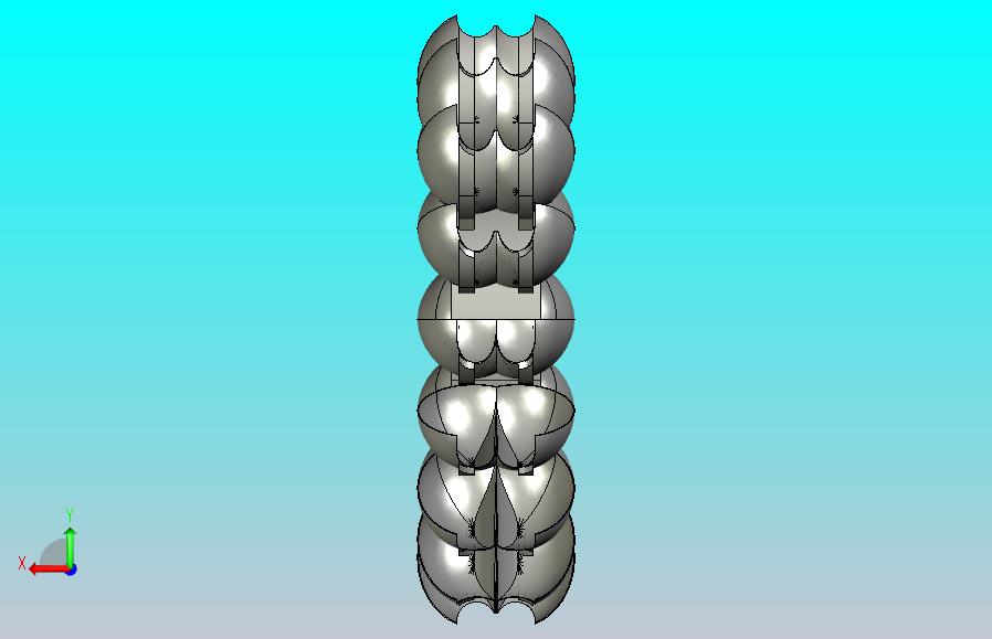 实验室型冲击式水轮机叶轮
