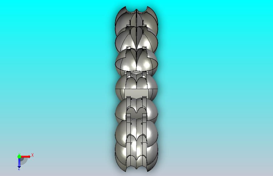 实验室型冲击式水轮机叶轮