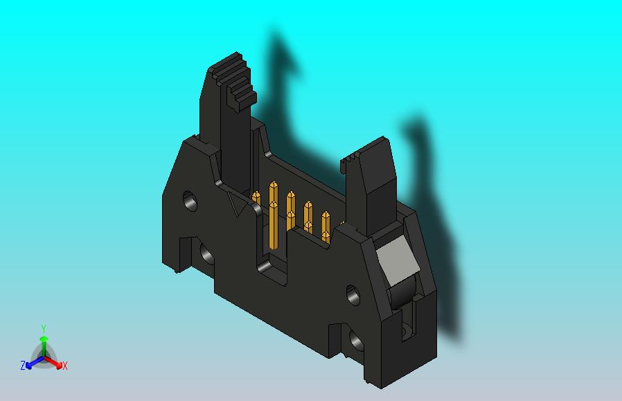 锁存 IDC 连接器