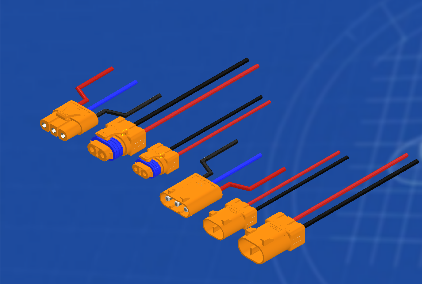 Amass LFB30_40_50 M_F 连接器