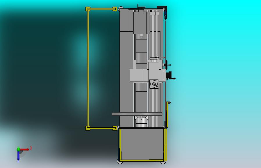 大型车床的保护罩