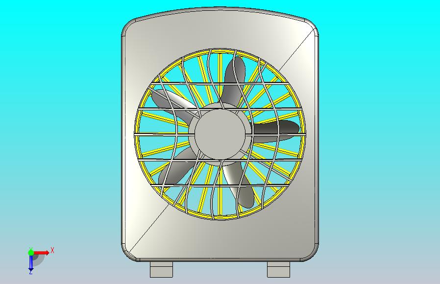 电风扇proe设计