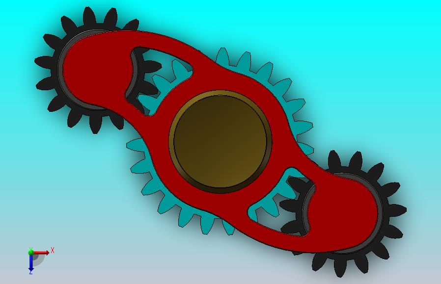 两点式指尖陀螺