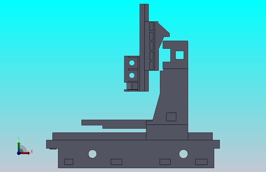 数控龙门机床1280型工作台