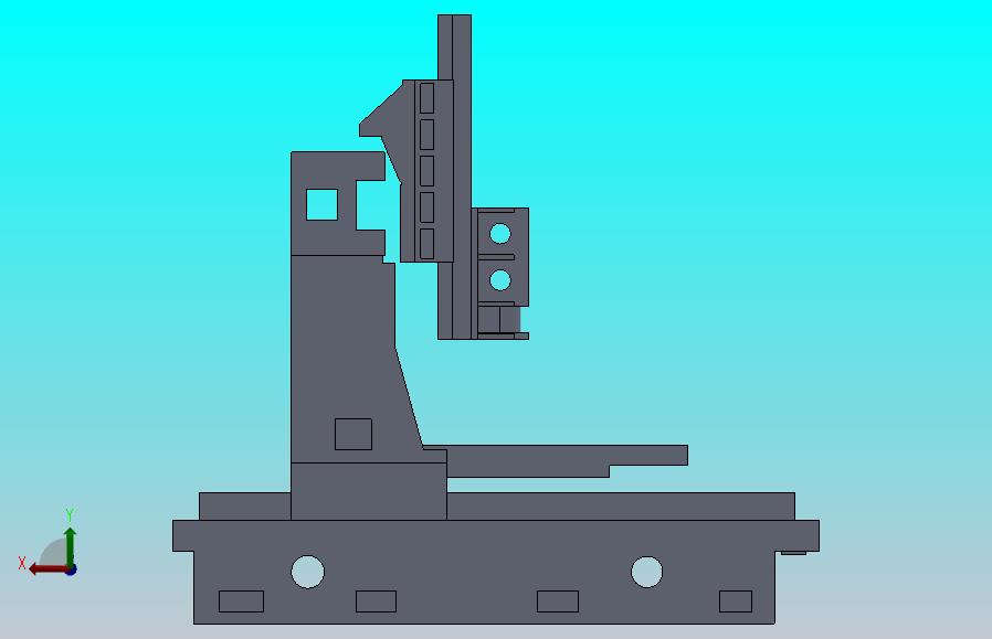 数控龙门机床1280型工作台