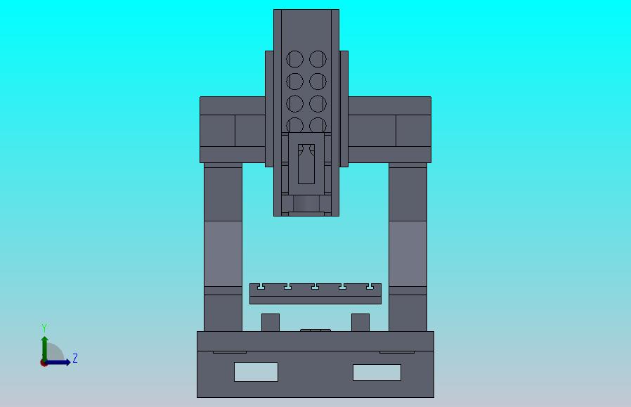 数控龙门机床1280型工作台