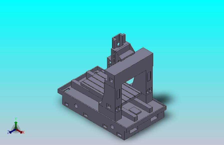 数控龙门机床1280型工作台