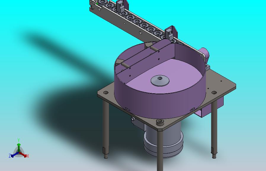 离心盘供料机构