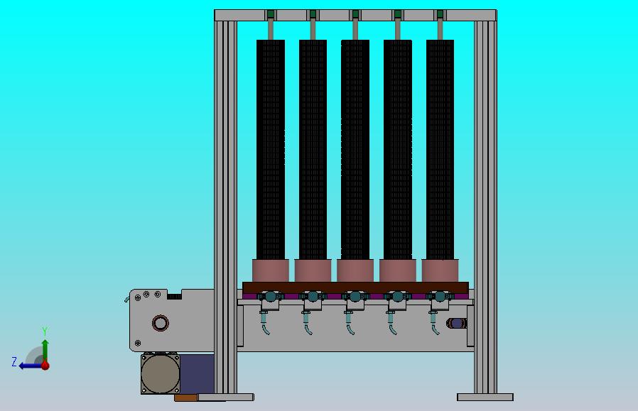 多列弹夹式供料机构