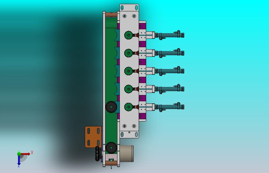 多列弹夹式供料机构