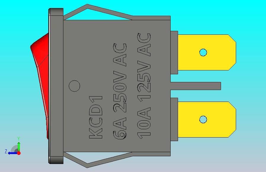 kcd1-110 9,5x2mm 开关