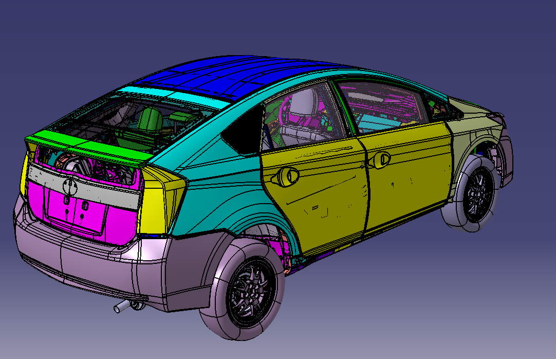 丰田普锐斯 - 完整车辆模组