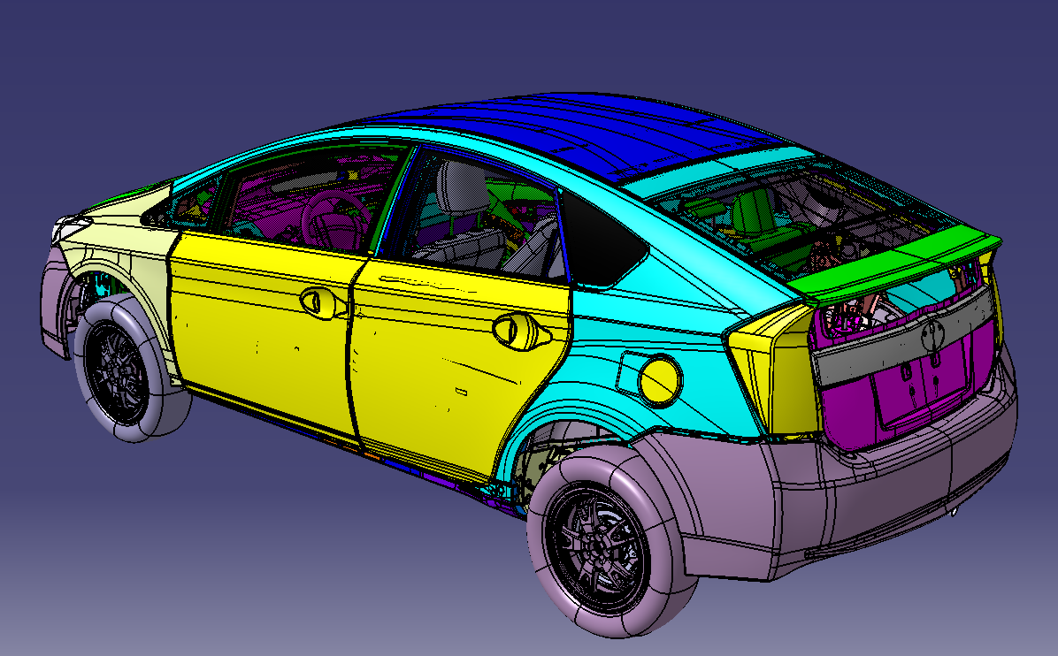 丰田普锐斯 - 完整车辆模组