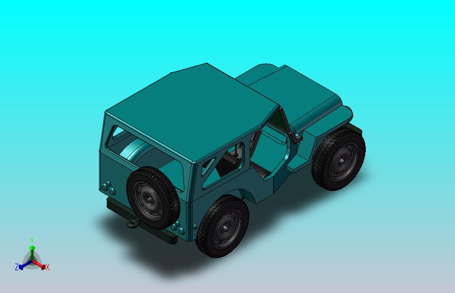 吉普车模型