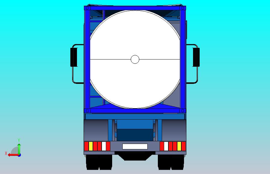奔驰槽罐卡车模型