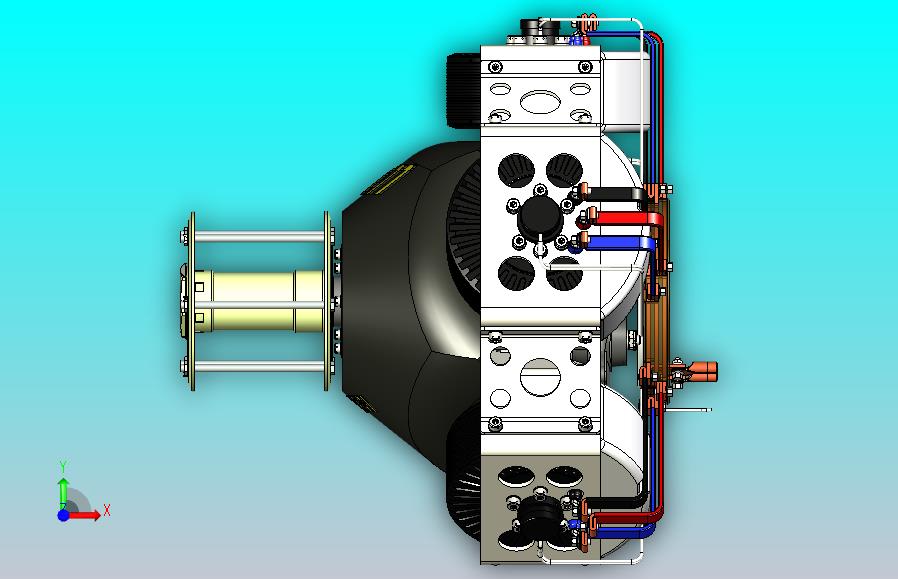 eM-11航空电动发动机模型