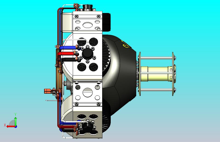 eM-11航空电动发动机模型