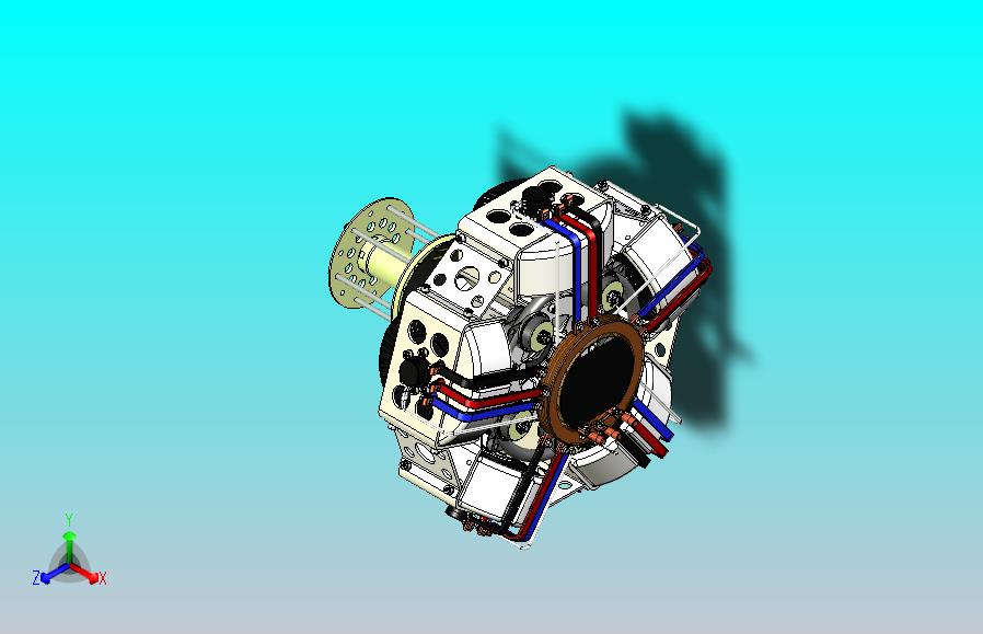 eM-11航空电动发动机模型