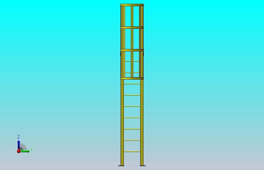 直爬梯宽600高3100