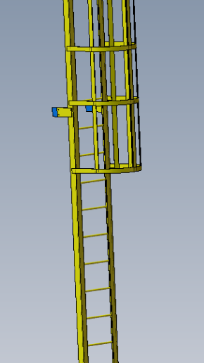 直爬梯宽600高3100