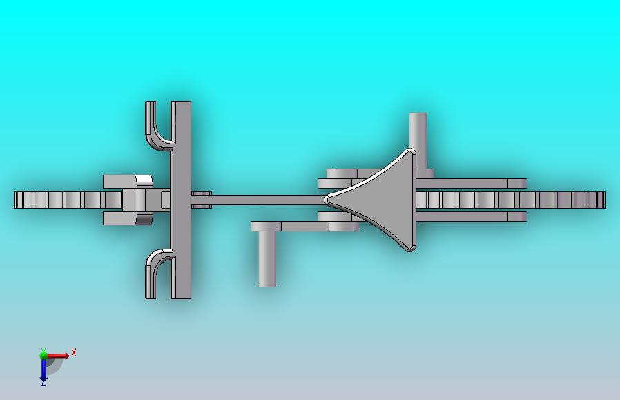 木质拼接齿状自行车装配