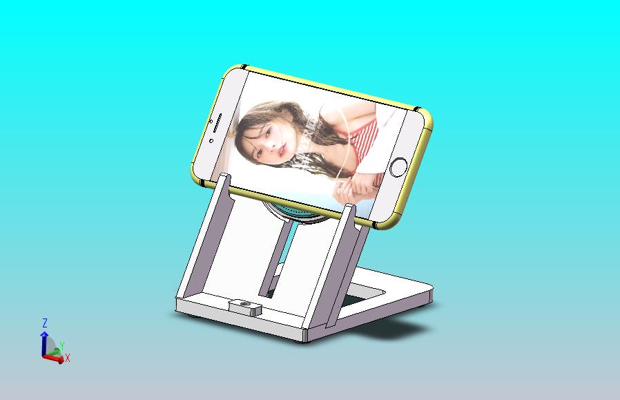 手机无线快充模型