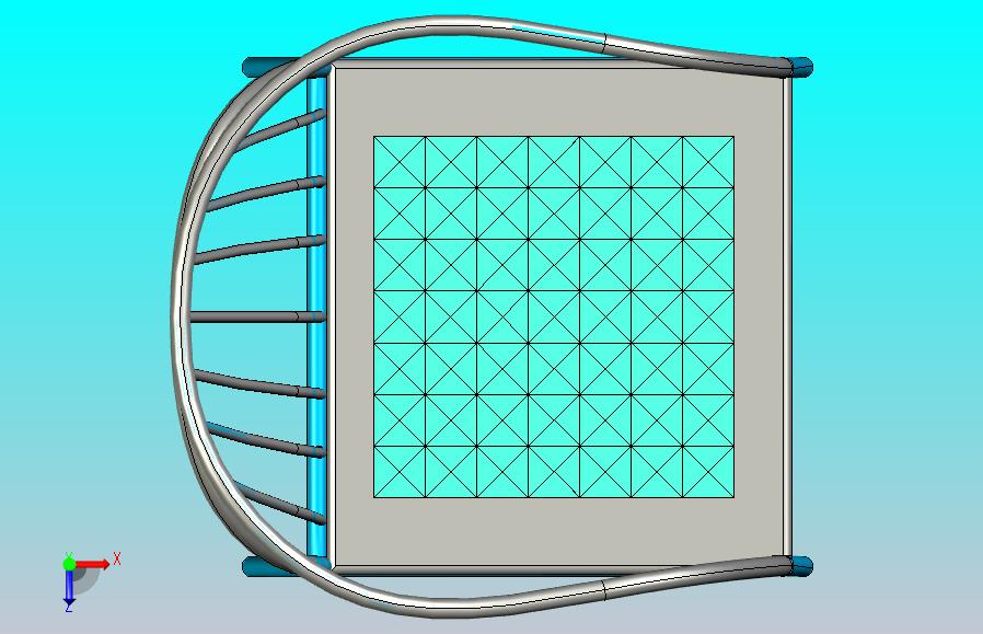 椅子三维模型带工程图、渲染图