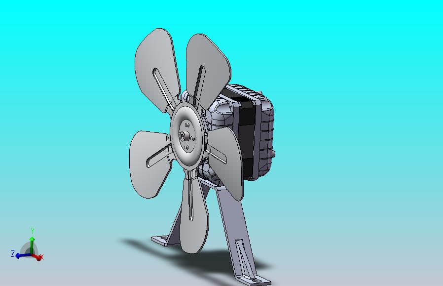 散热电机风扇模型
