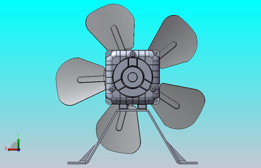 散热电机风扇模型