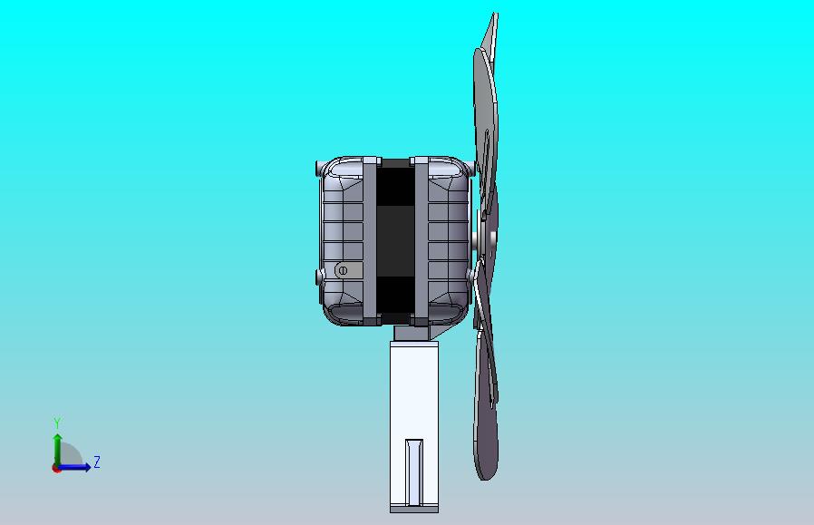 散热电机风扇模型