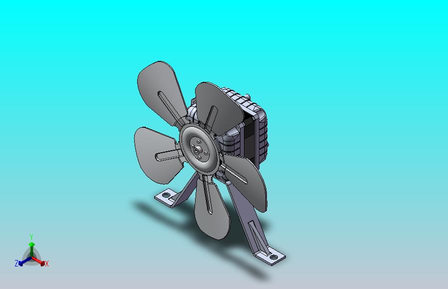 散热电机风扇模型