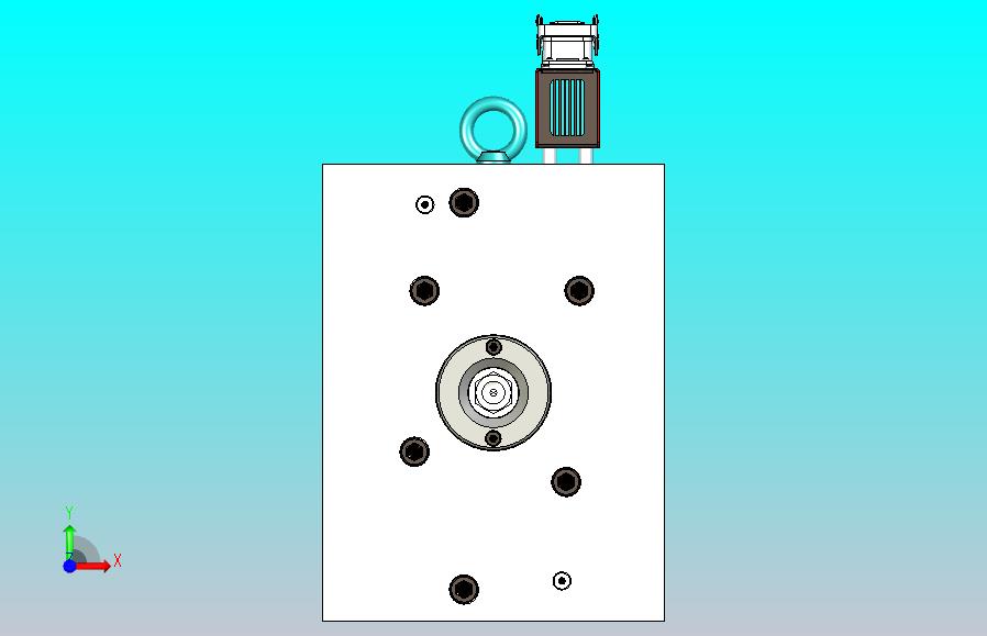 西门子烟感PCB固定中框模具