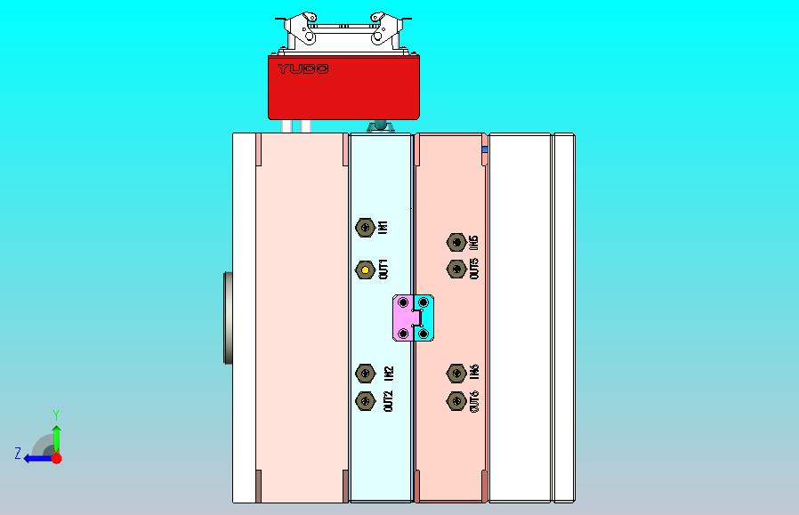 西门子烟感PCB固定中框模具