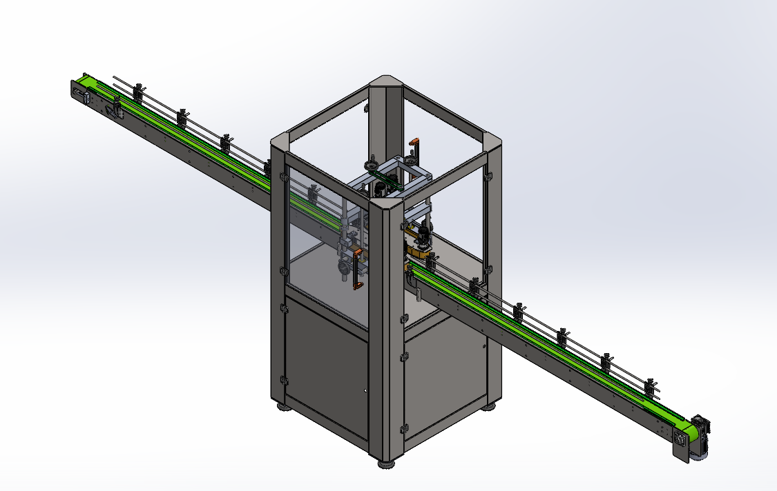 自动四轮瓶盖机